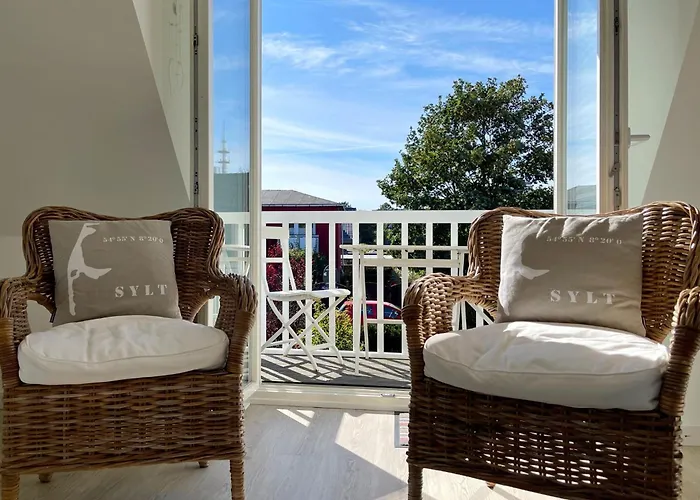 Haus Dünenrose App 2 mit Balkon